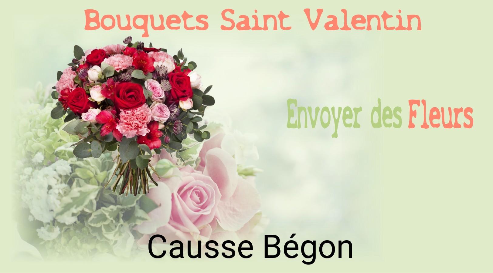 Roses de Saint-Valentin livrées à Causse-Bégon